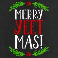 Merry Yeetmas Humorous Yeet Meme Pun Festive Joy Cheer Funny Gift Adult Drive Performance Visor
