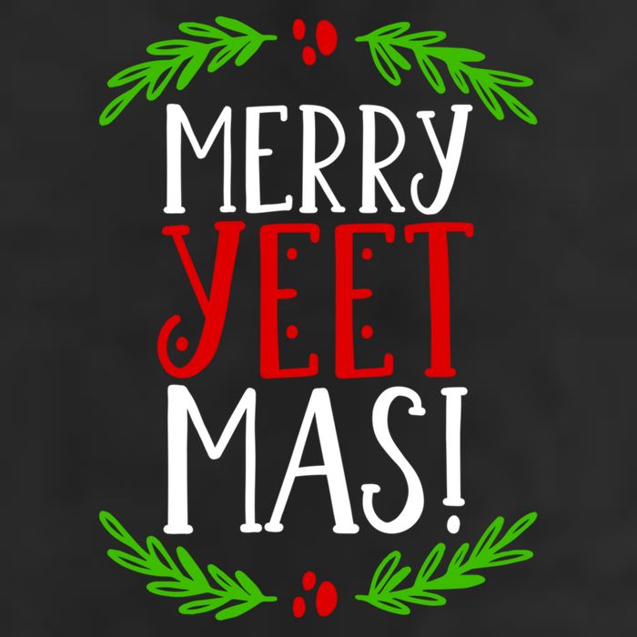 Merry Yeetmas Humorous Yeet Meme Pun Festive Joy Cheer Funny Gift 11oz C Handle Ceramic Mug