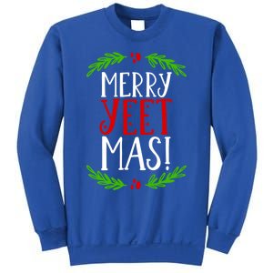 Merry Yeetmas Humorous Yeet Meme Pun Festive Joy Cheer Funny Gift Sweatshirt