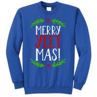 Merry Yeetmas Humorous Yeet Meme Pun Festive Joy Cheer Funny Gift Sweatshirt