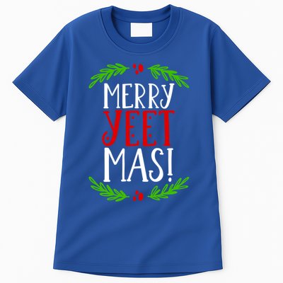 Merry Yeetmas Humorous Yeet Meme Pun Festive Joy Cheer Funny Gift Tall T-Shirt