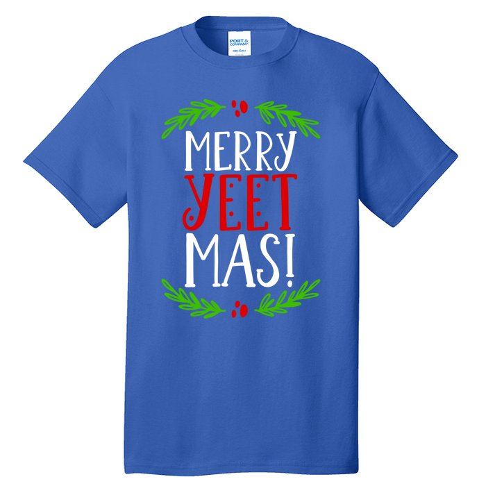 Merry Yeetmas Humorous Yeet Meme Pun Festive Joy Cheer Funny Gift Tall T-Shirt