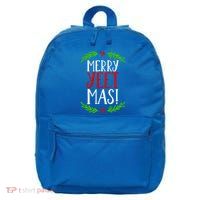 Merry Yeetmas Humorous Yeet Meme Pun Festive Joy Cheer Funny Gift 16 in Basic Backpack