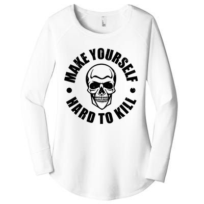 Make Yourself Hard To Kill Gamers Gaming Women's Perfect Tri Tunic Long Sleeve Shirt