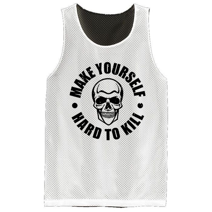 Make Yourself Hard To Kill Gamers Gaming Mesh Reversible Basketball Jersey Tank