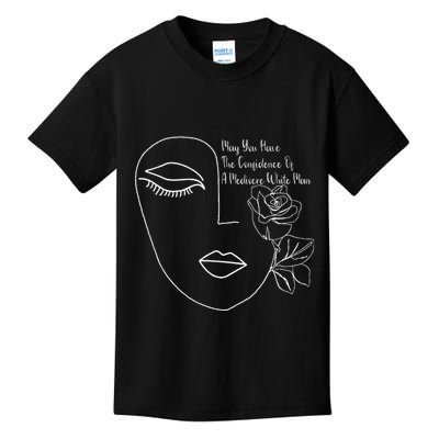 May You Have The Confidence Of A Mediocre White Man Feminist Kids T-Shirt