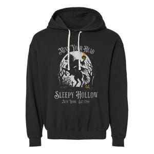 Mind Your Head Sleepy Hollow Headless Horseman Garment-Dyed Fleece Hoodie