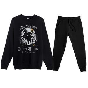 Mind Your Head Sleepy Hollow Headless Horseman Premium Crewneck Sweatsuit Set