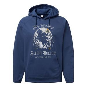 Mind Your Head Sleepy Hollow Headless Horseman Performance Fleece Hoodie