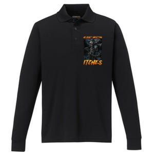 My Yeast Infection Itches Performance Long Sleeve Polo