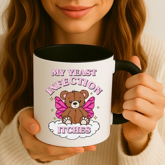 My Yeast Infection Itches Funny Meme Mug