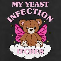 My Yeast Infection Itches Funny Meme Golf Towel