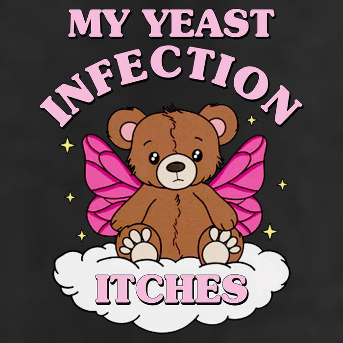 My Yeast Infection Itches Funny Meme Golf Towel