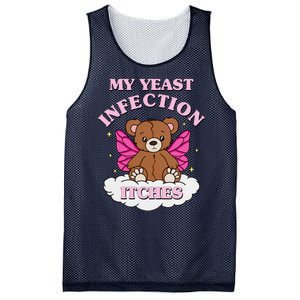 My Yeast Infection Itches Funny Meme Mesh Reversible Basketball Jersey Tank