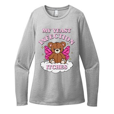 My Yeast Infection Itches Funny Meme Womens CVC Long Sleeve Shirt