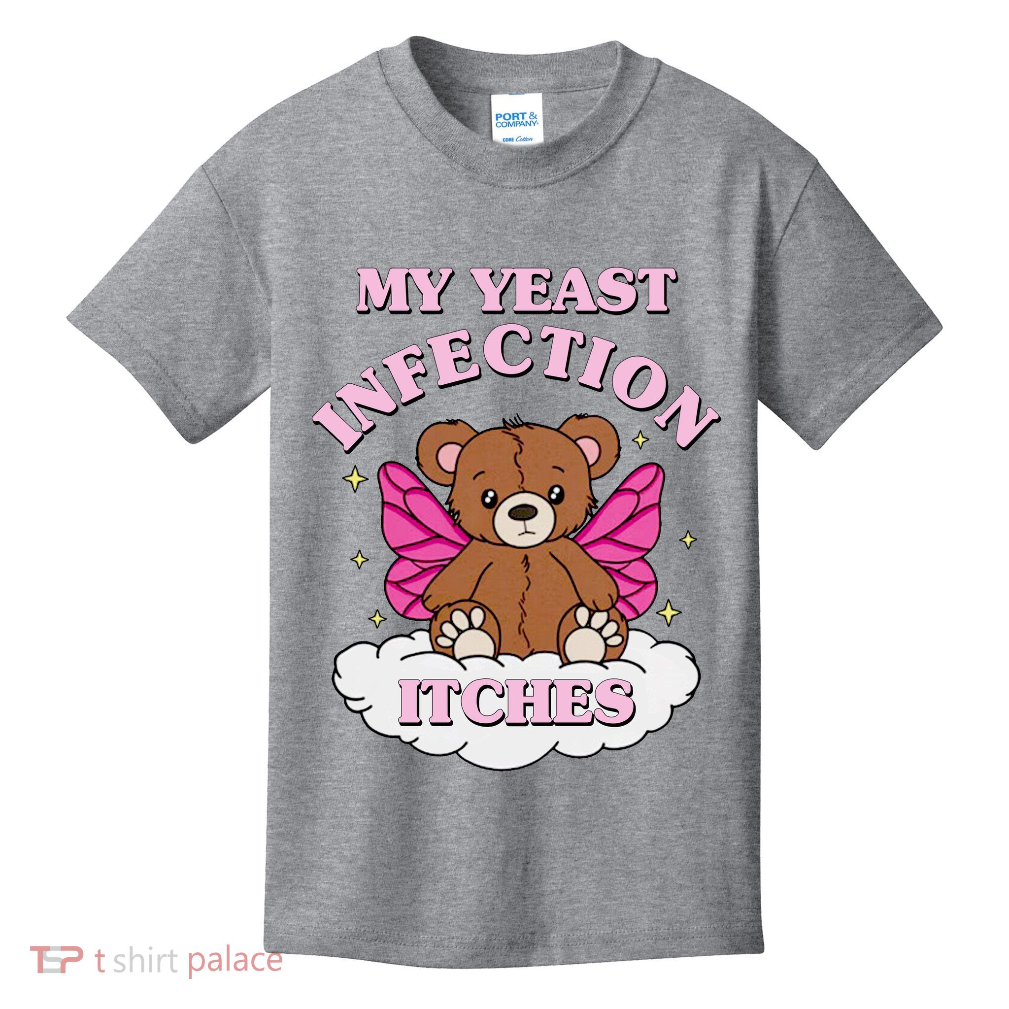 My Yeast Infection Itches Funny Meme Kids T-Shirt