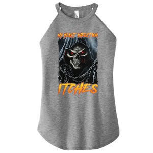 My Yeast Infection Itches Women's Perfect Tri Rocker Tank