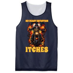 My Yeast Infection Itches Mesh Reversible Basketball Jersey Tank