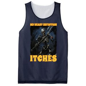 My Yeast Infection Itches Mesh Reversible Basketball Jersey Tank