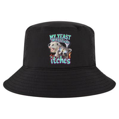 My Yeast Infection Itches Opossum Raccoon Cool Comfort Performance Bucket Hat