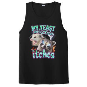 My Yeast Infection Itches Opossum Raccoon PosiCharge Competitor Tank