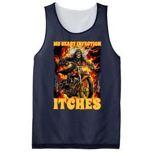 My Yeast Infection Itches Mesh Reversible Basketball Jersey Tank