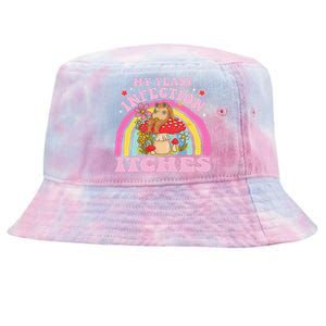 My Yeast Infection Itches Funny Mushroom Frog Meme Humor Tie-Dyed Bucket Hat