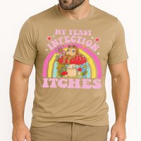 My Yeast Infection Itches Funny Mushroom Frog Meme Humor Cooling Performance Crew T-Shirt