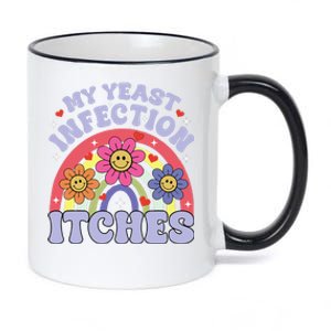 My Yeast Infection Itches 11oz Black Color Changing Mug