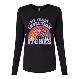 My Yeast Infection Itches Womens Cotton Relaxed Long Sleeve T-Shirt