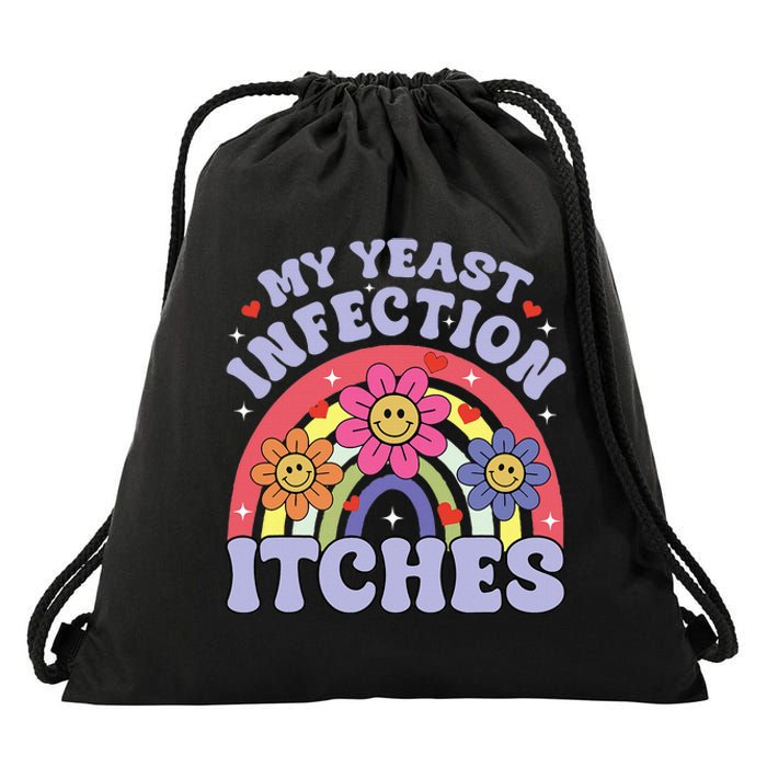 My Yeast Infection Itches Drawstring Bag