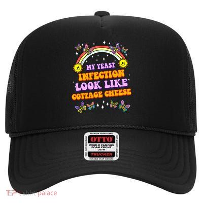 My yeast infection funny nasty adult humor roulette game  High Crown Mesh Back Trucker Hat