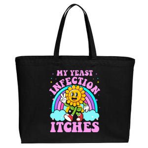 My Yeast Infection Itches Cotton Canvas Jumbo Tote