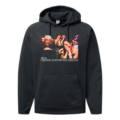 Michelle Yeoh Jamie Lee Curtis Golden Globes Friends Supporting Friends Performance Fleece Hoodie