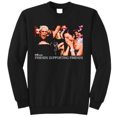 Michelle Yeoh Jamie Lee Curtis Golden Globes Friends Supporting Friends Sweatshirt