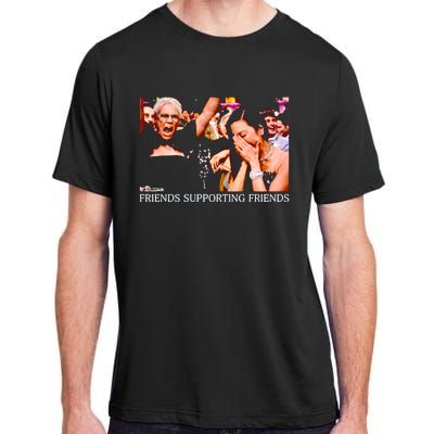 Michelle Yeoh Jamie Lee Curtis Golden Globes Friends Supporting Friends Adult ChromaSoft Performance T-Shirt