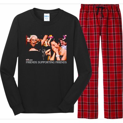 Michelle Yeoh Jamie Lee Curtis Golden Globes Friends Supporting Friends Long Sleeve Pajama Set