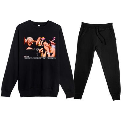 Michelle Yeoh Jamie Lee Curtis Golden Globes Friends Supporting Friends Premium Crewneck Sweatsuit Set