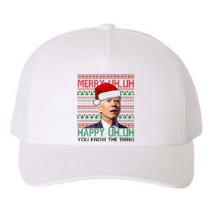 Merry You Know The Thing Funny Joe Biden Christmas Yupoong Adult 5-Panel Trucker Hat