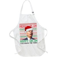 Merry You Know The Thing Funny Joe Biden Christmas Apron
