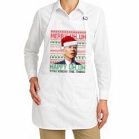 Merry You Know The Thing Funny Joe Biden Christmas Apron
