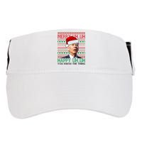 Merry You Know The Thing Funny Joe Biden Christmas Adult Drive Performance Visor