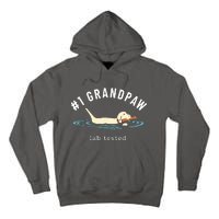 Men Yellow Labrador Retriever Dog Grandpa 1 Grandpaw Tall Hoodie