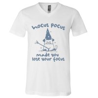 Made You Lose Your Focus Retro V-Neck T-Shirt