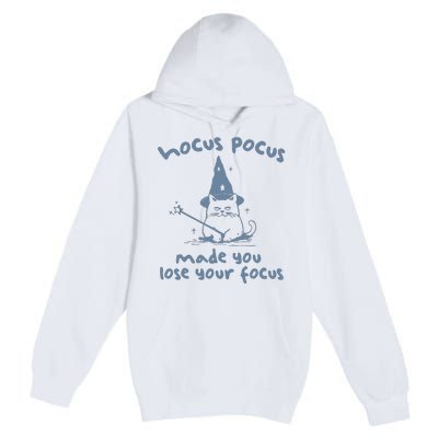 Made You Lose Your Focus Retro Premium Pullover Hoodie