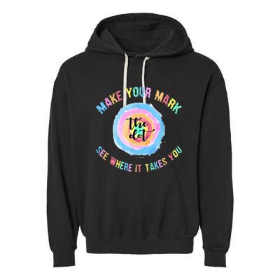 Make Your Mark Dot Day See Where It Takes You The Dot Garment-Dyed Fleece Hoodie