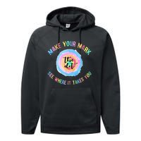 Make Your Mark Dot Day See Where It Takes You The Dot Performance Fleece Hoodie