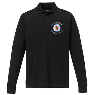 Make Your Mark Dot Day See Where It Takes You The Dot Performance Long Sleeve Polo