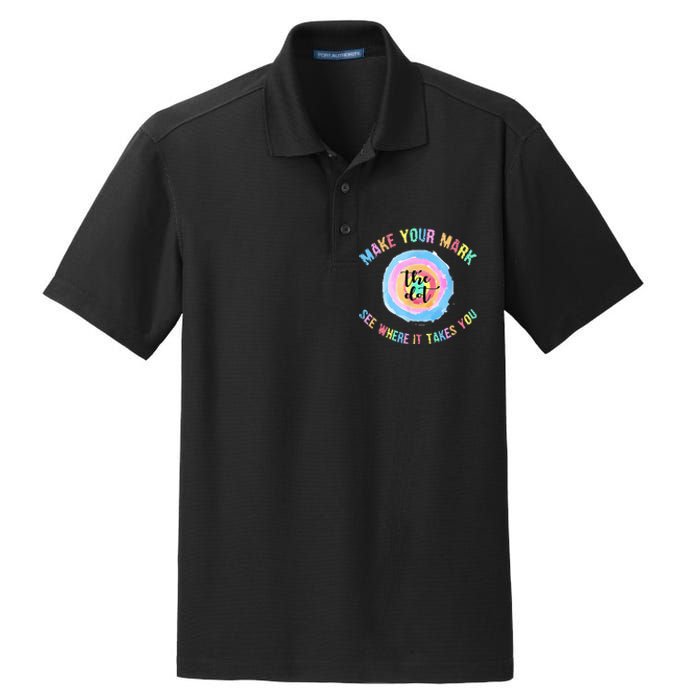 Make Your Mark Dot Day See Where It Takes You The Dot Dry Zone Grid Polo