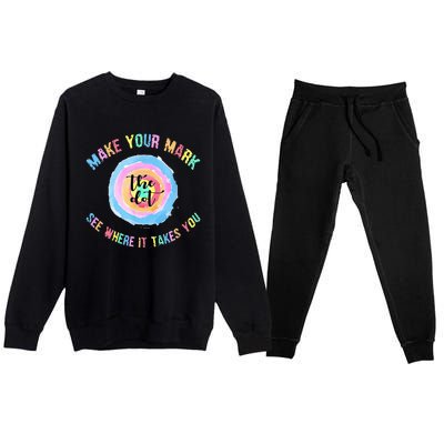 Make Your Mark Dot Day See Where It Takes You The Dot Premium Crewneck Sweatsuit Set